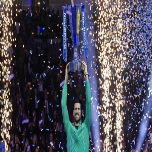 Novak Djokovic won the ATP Finals title