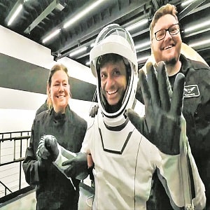 Axiom-4 mission safely returned to Earth
