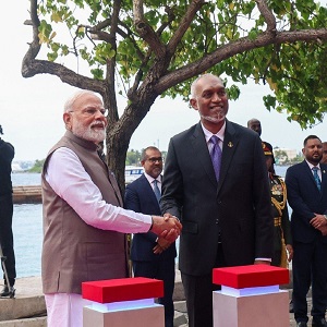 Maldives President meets Modi