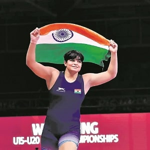 Kajal Dochak won a gold medal