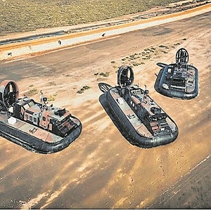 Three advanced hovercrafts inducted into Pakistan Navy