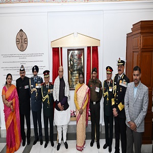 Inaugurated the Param Vir Dirgha at Rashtrapati Bhavan