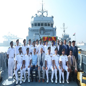 The Indian Navy received Anjadip