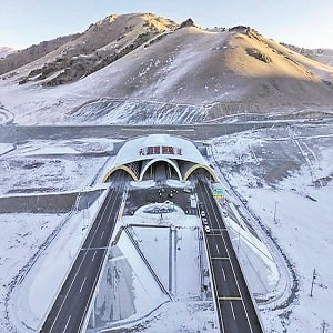 Worlds longest expressway tunnel