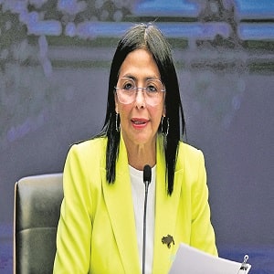 Venezuelas executive vice president Delcy Rodr&amp;iacute;guez