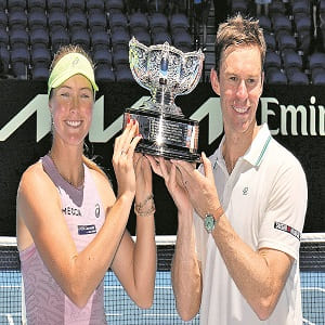 Olivia Gadecki and John Peers