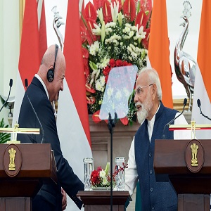 Narendra Modi and Christian Stocker