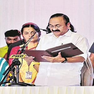VD Satheesan was sworn in as the new chief minister of Kerala