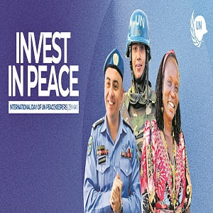 The International Day of United Nations Peacekeepers