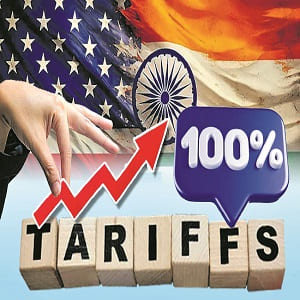 President Donald Trump to impose 100 tariffs