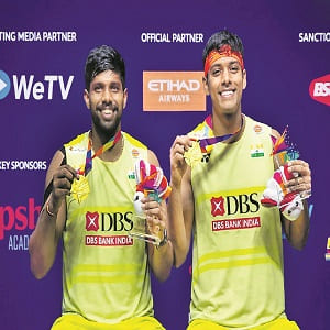 Satwiksairaj Rankireddy and Chirag Shetty